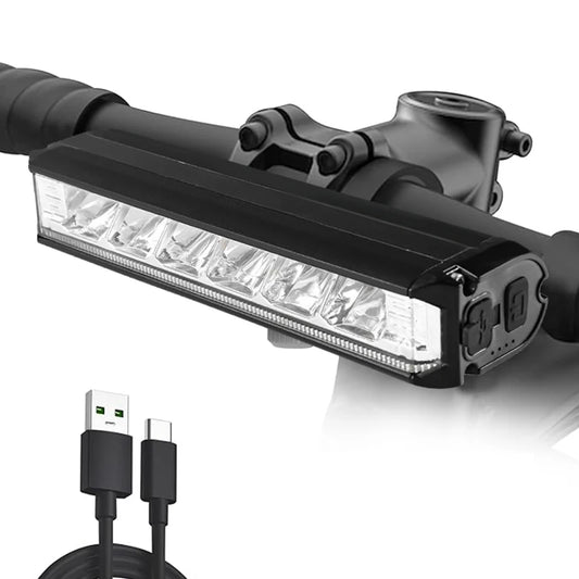 Professional Led Front Bicycle Light With Handlebar Mount
