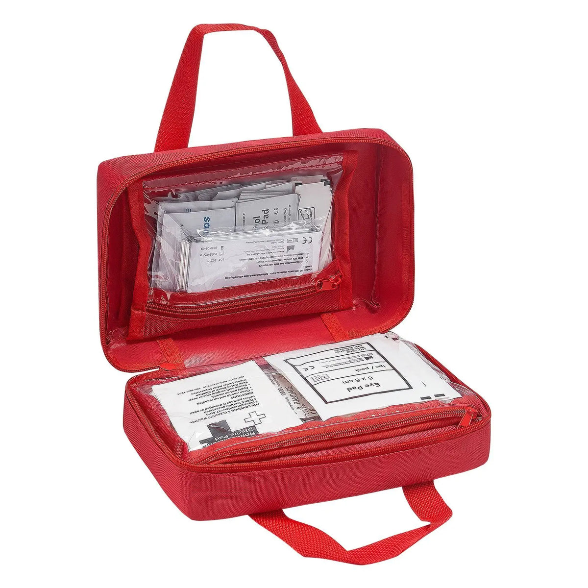 First Aid Kit, 500 Pieces, 600D Nylon Large Survival First Aid Bag, Emergency Medical Supplies, for Home, Car, Office, Travel, Camping, Truck, Hiking, Sports, Vehicle and Outdoor Emergencies