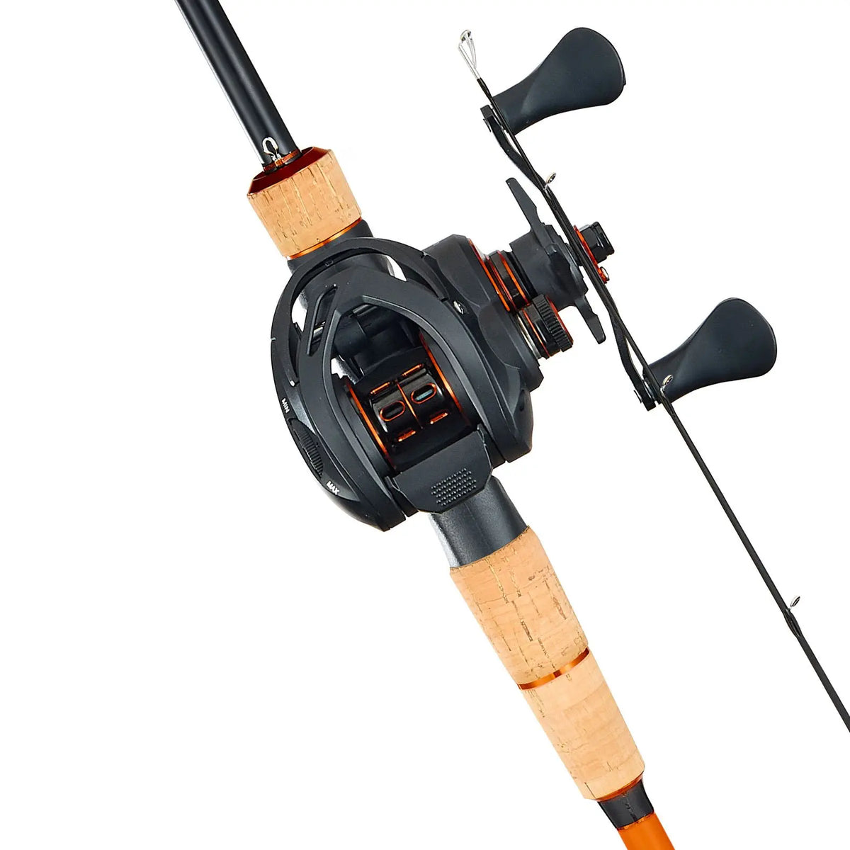 Carbon Fiber Baitcasting Rod And Reel Combo
