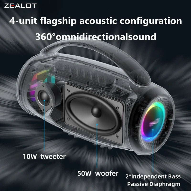 ZEALOT Portable Bluetooth Speaker Waterproof Outdoor Speaker