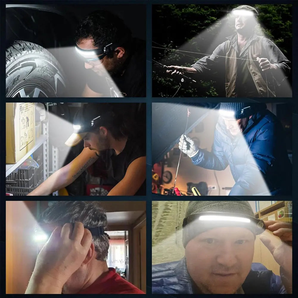 Vastfire Motion Sensor Usb Rechargeable Led Headlamp