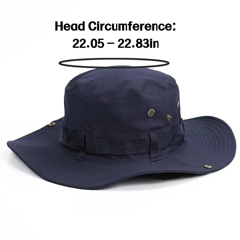 Wide Brim Outdoor Hat For Hiking Fishing And Camping
