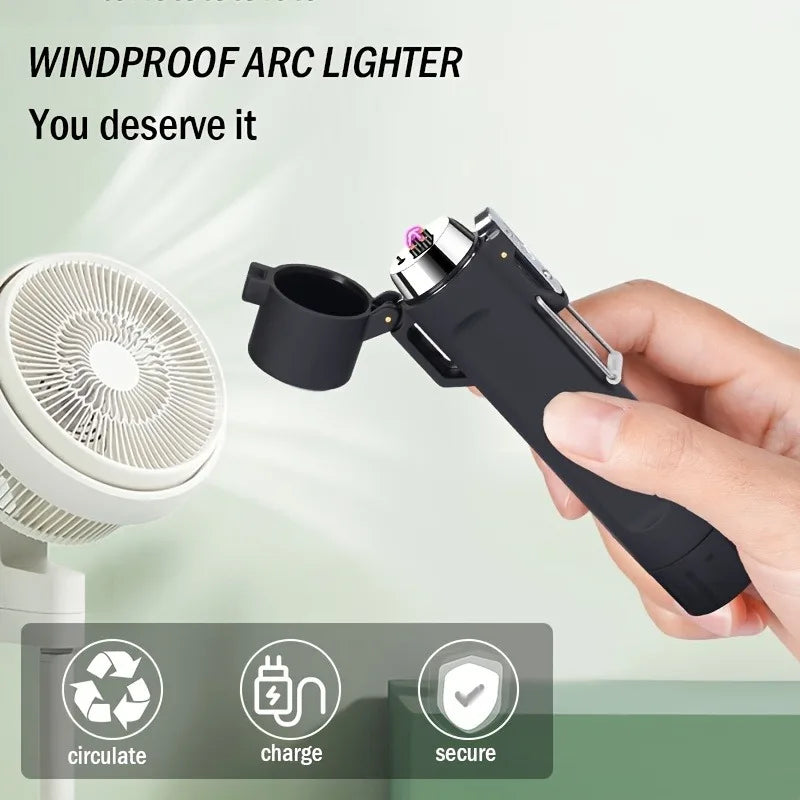 LAFAGIET Waterproof Windproof Double Arc Lighter