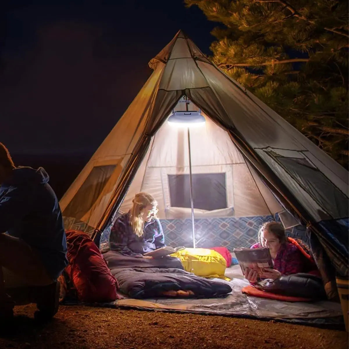 Rechargeable Solar Camping Lantern With Remote Control