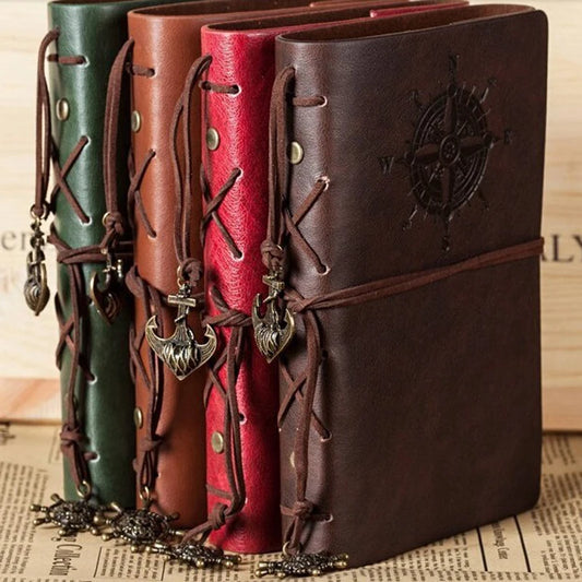 Vintage Pirate Anchor PU Leather Travel Journal