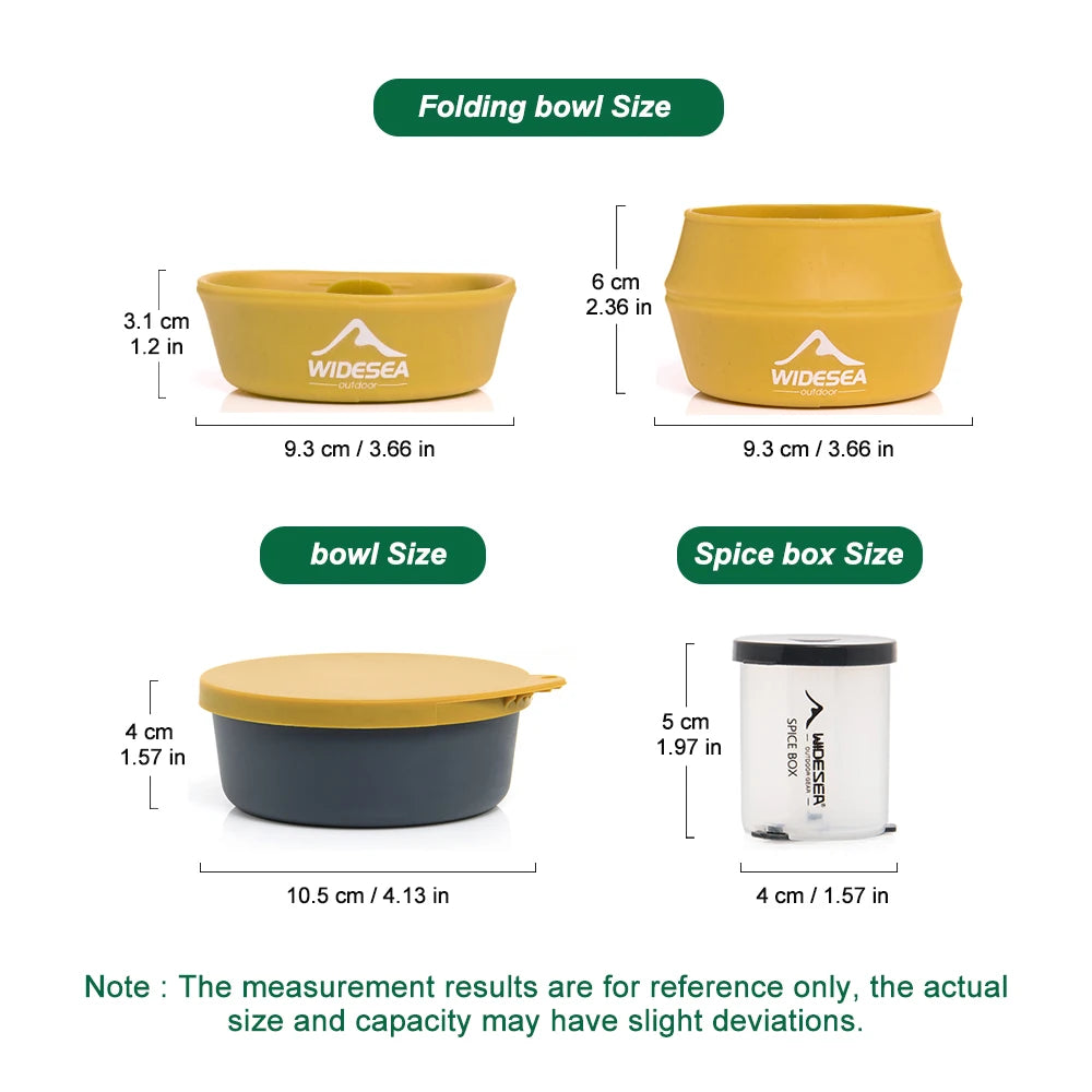 Widesea Portable Camping Stove and Cookware Set