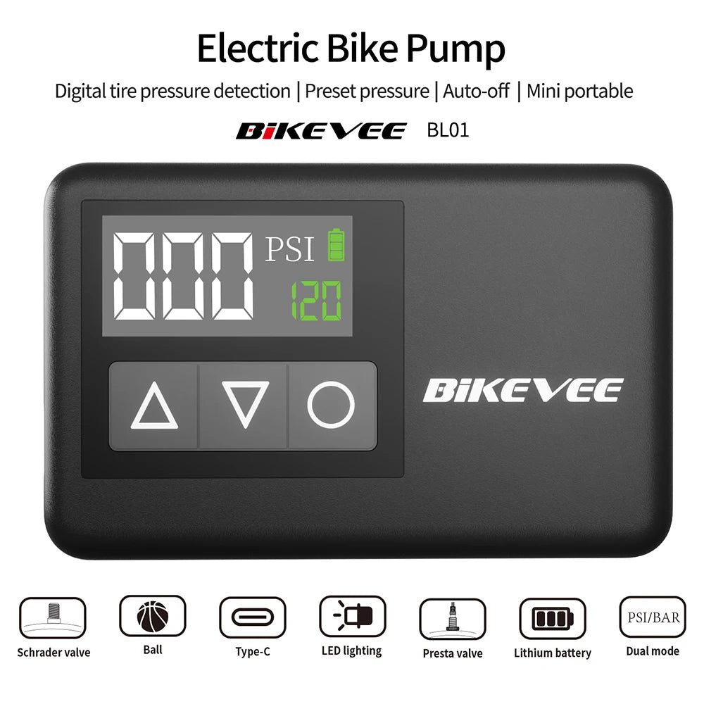 Bikevee Portable Electric Mini Air Pump