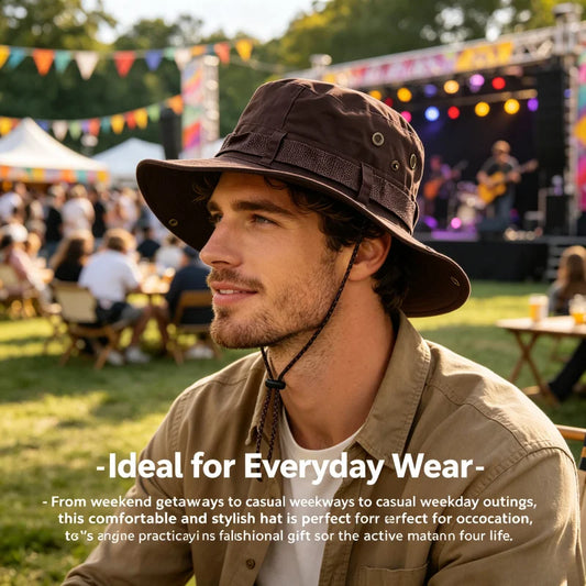 Wide Brim Outdoor Hat For Hiking Fishing And Camping