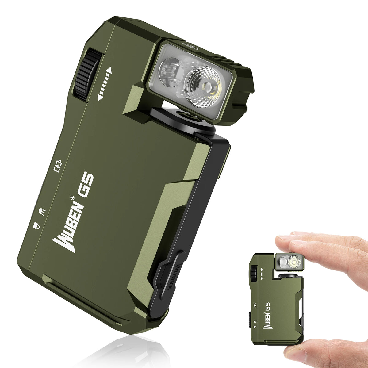 WUBEN Magnetic Rechargeable Keychain Flashlight