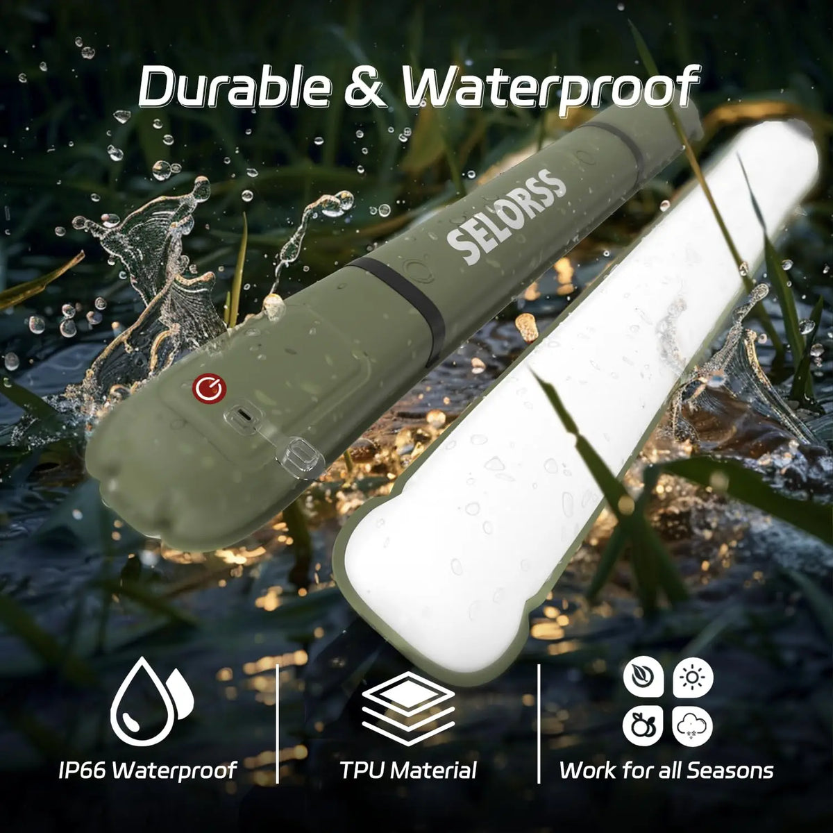 Rechargeable Portable Waterproof Camping Lantern