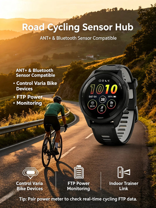 Garmin Forerunner 265 GPS Smartwatch With Health Tracking