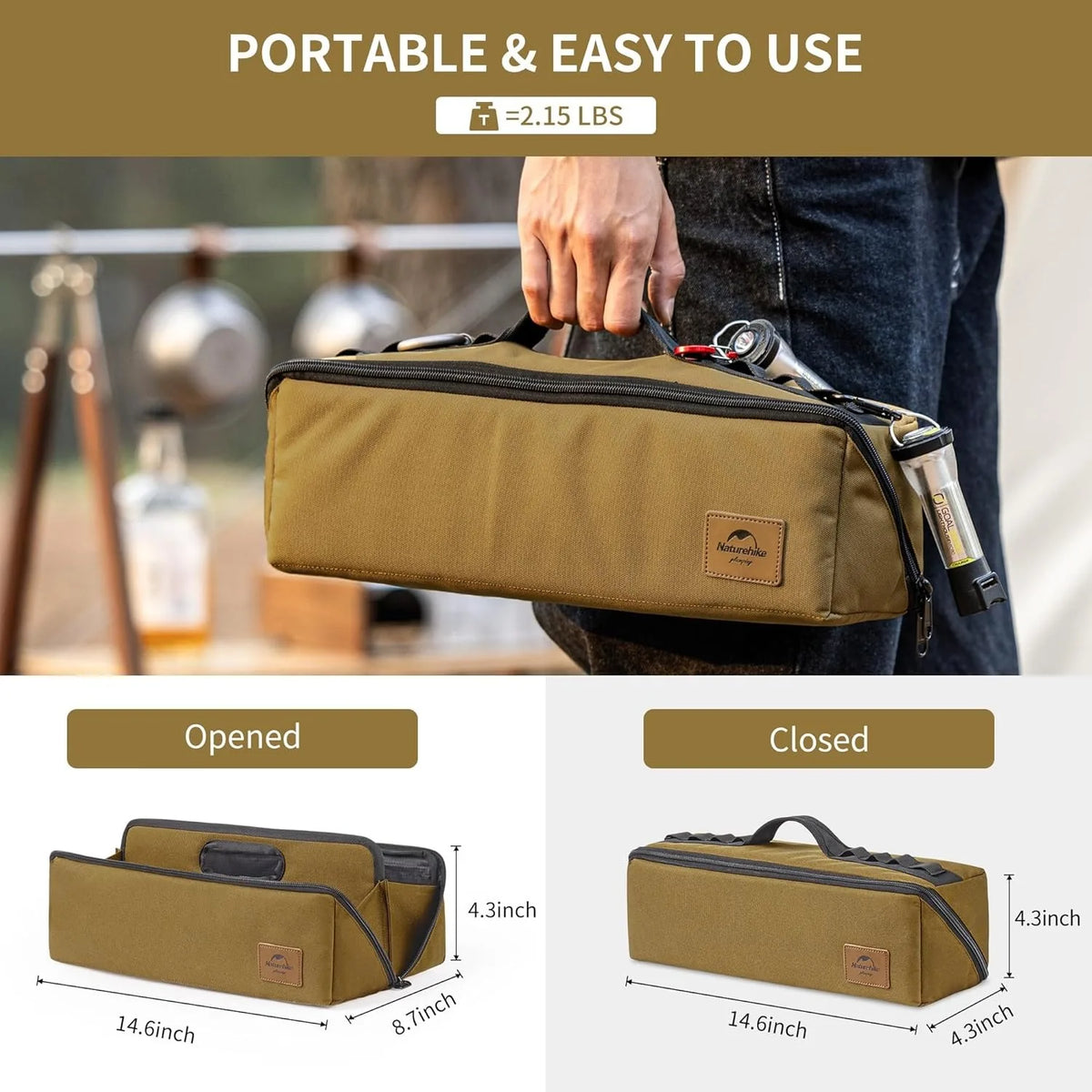 Naturehike Multifunctional Camping Tool Storage Bag